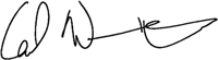 Carl Winston's Signature